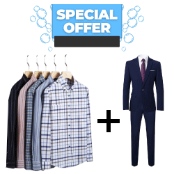 5-HUNG-SHIRTS-GENTS-1SUIT-2-PCS